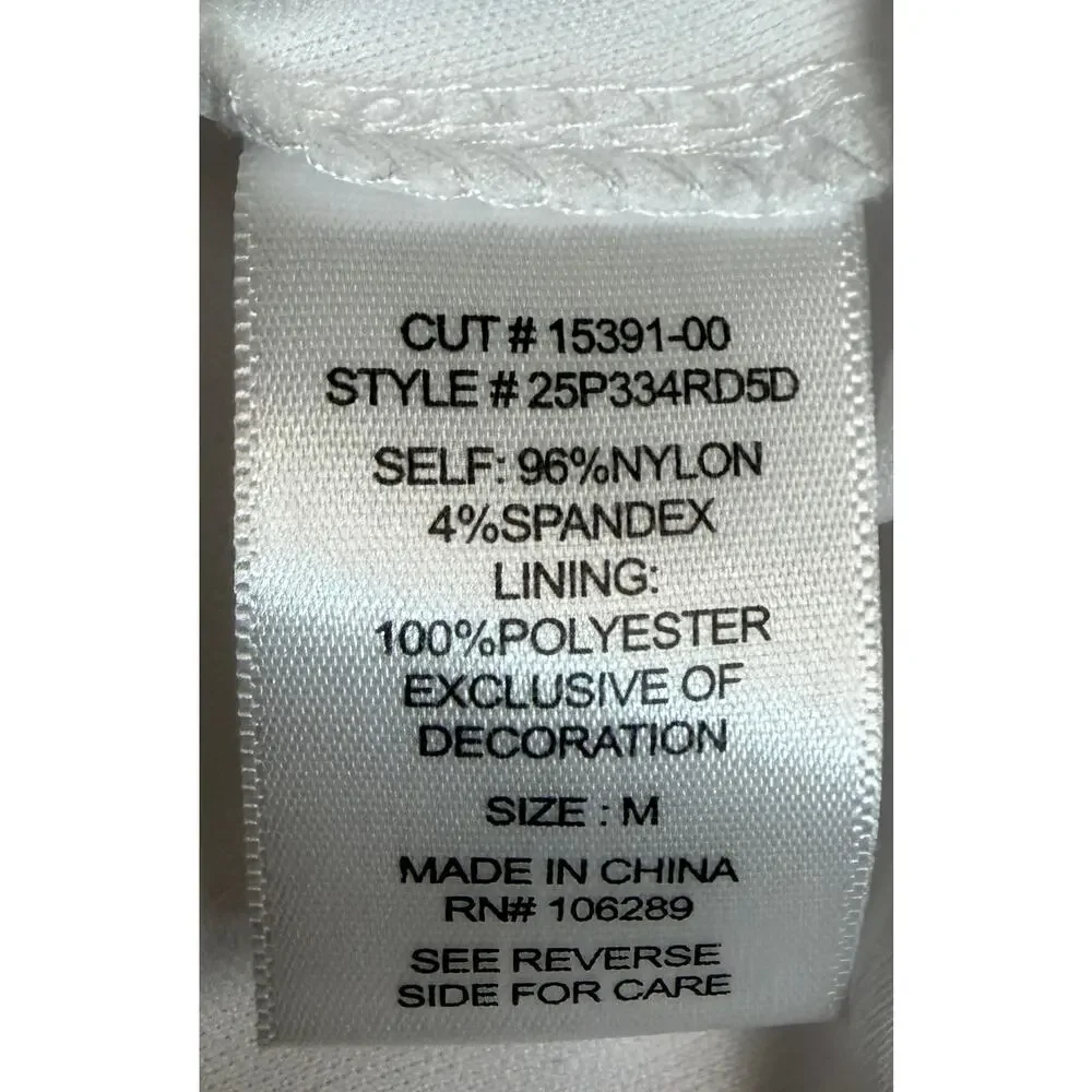 Trixx Women Dress Fit Flare Size Medium Faux Wrap Boho Festival Ruffle NWT New - Picture 10 of 11